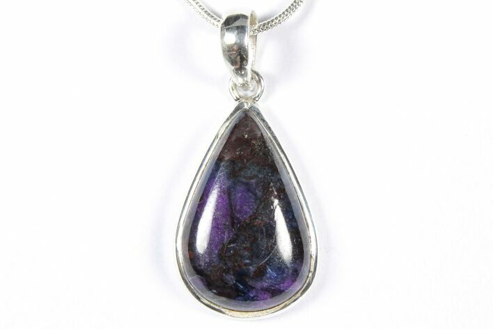 Polished Sugilite Pendant (Necklace) - Sterling Silver #354006